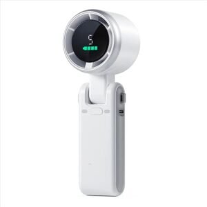 White Handheld Fan